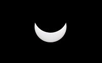 partielle Sonnenfinsterniss 20.03.2015 ungefähr zur größten Abdeckung (63%), leider ist das Foto nicht ganz scharf