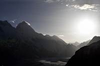 Aufstieg am Pesni Abaja (4901m) - Blick zum Khan Tengri