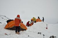 Am Highcamp (ca. 3500m)