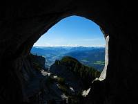 Blick aus dem Höhlenportal - Eisriesenwelt Werfen