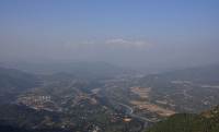 Bandipur - Blick auf Manaslu, Ngadi Chuli und Himal Chuli