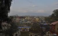 Kathmandu - Blick vom Hügel bei Pashupatinath
